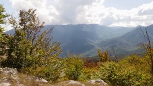 Южный склон Чатыр-Дага .Поляна Саурган ,Казу-Кая (1108м)Горный Крым ,