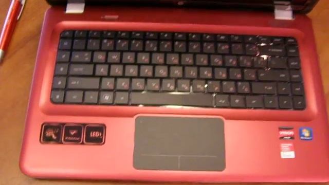 HP Pavilion DV6 red laptop смотреть онлайн