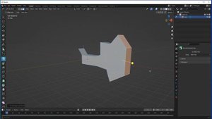 Blender - инструмент экструдирования