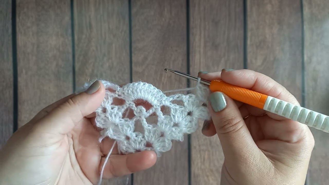 МК Узор для шали крючком