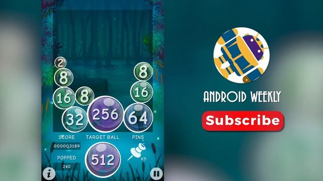 Double The Bubble 2048 Reach 1024 (2D)