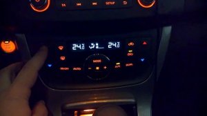 Климат контроль Nissan Sentra. Режим "AUTO" ноги и стекло