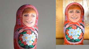 Матрешка-шарж.