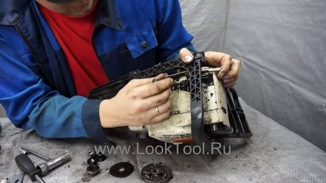 Маслонасос на БЕНЗОПИЛЕ ШТИЛЬ замена для новичков от а до я!!!!!!!!!.mp4 смотреть онлайн