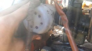 Иж с двигателем от муравья.