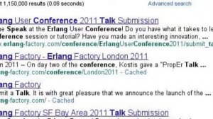 Erlang User Conference 2011