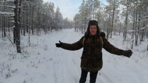 Охотничьи лыжи с лосиным камусом. Лыжи с силой тайги.