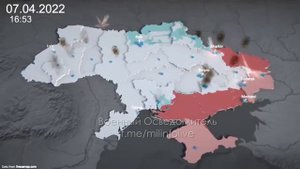 Анимированная карта российского наступления и ударов по инфраструктурным объектам на Украине