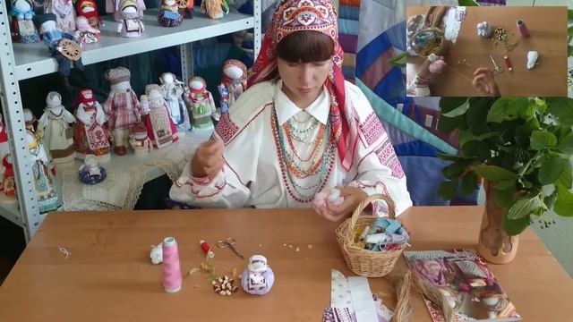 Тряпичная кукла благополучница. Мастер-класс от Масалытиной Татьяны. Старый Оскол. СЦДПТ.