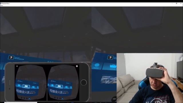 RIFTCAT 2 4 1 | Testing iphone in Virtual reality | STEAM VR | DAYDREAM смотреть онлайн