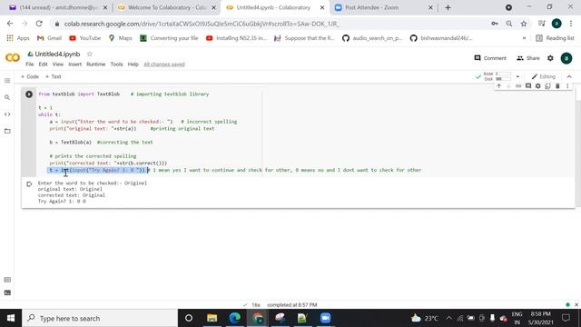 Spell Check python program