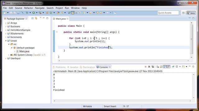 Java Programming Tutorial - 17 - FOR Loops смотреть онлайн