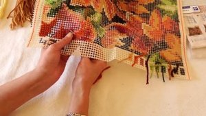 Вышивка для Начинающих | Как вышивать Крестиком на Страмине?