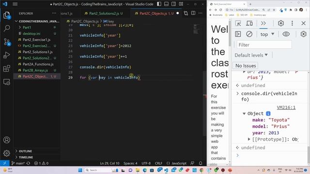 Learn JavaScript Objects JSON and Methods from Scratch | Tutorial #12 | Coding The Brains
