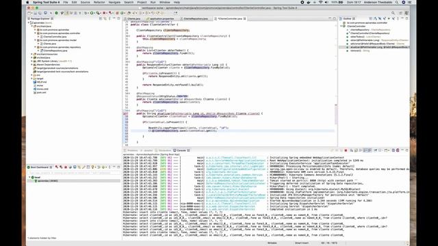 CRUD REST API Com Spring Boot Aula 08 смотреть онлайн