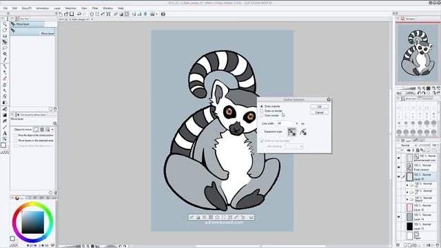 How To Add White Outline To Your Drawing | Clip Studio Paint Tutorial (Manga Studio 5 Tutorial)