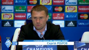 Сергей РЕБРОВ: "Во втором тайме было наше преимущество"