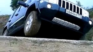 Jeep Commander Offroad Диагональное вывешивание