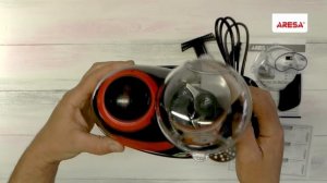 Распаковка кухонного комбайна / Unpacking of food processor ARESA AR-1704