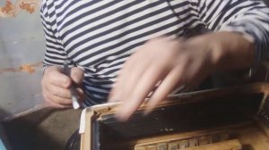 Ремонт гармошек. Клеим уплотнитель.