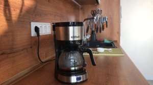Приготовил кофе в новой кофеварке. Обзор на Кофеварку капельную Kitfort KT 730
