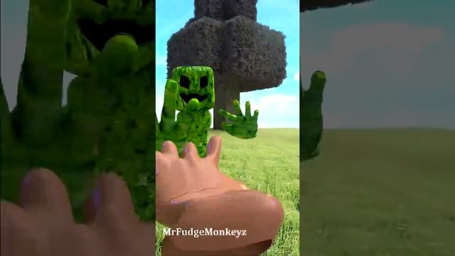 Minecraft Evil Creeper Shorts