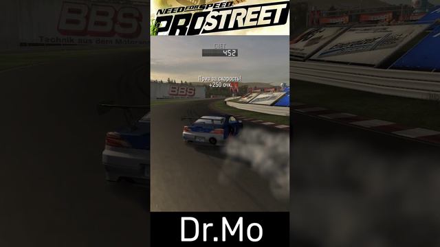 Need for Speed ProStreet. В дрифте хорошо прошел заезд набрал много очков Слива #shorts #nfs #pc #ga