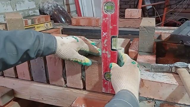 Как сделать кирпичную перемычку(перекрытие), кирпичная перемычка ниши в печи или камине 2021 смотреть онлайн