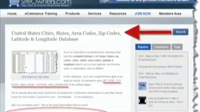 Free Zip Code Database смотреть онлайн