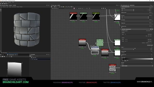 Dungeon Floor TILEABLE texture in Substance Designer | Cartoon textures in substance designer смотреть онлайн