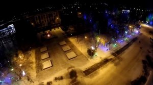 ночной полёт над Вологдой