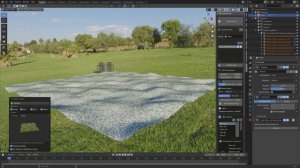 The Blender Botaniq Addon: Generate Grass, Trees, Flowers, Palms and Shrubs.