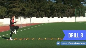 Football coaching video - soccer drill - ladder coordination (Brazil) 8