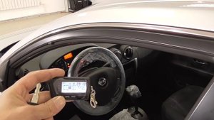 Nissan Almera дистанционный запуск по Lin шине
