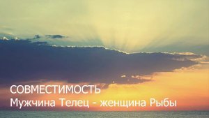 Совместимость мужчины Тельца и женщины Рыбы