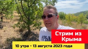 Стрим из Крыма 13 августа 2023 года с Ярославом Фроловым