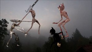 Сиреноголовый против Картун Кэт в реальной жизни  Siren Head Army & Cartoon cat