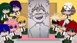 Mha villain deku au react to villain deku