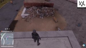 Watch dogs 2 Заднее сальто