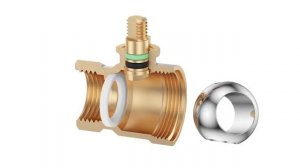 MIRAYA UA Кран кульовий серія «B» внутрішня-зовнішня різьба, рукоятка- «метелик»