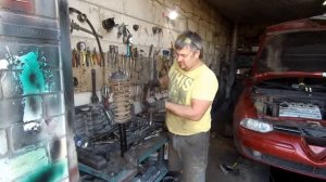Сколько стоит передняя подвеска в Альфа Ромео 156 Replacing the front suspension in Alfa Romeo 156