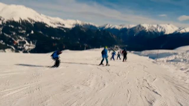 Обучение детей горным лыжам смотреть онлайн