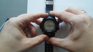 Casio G-Shock GW-9400 two-point compass calibration - kalibracja dwukierunkowa kompasu Rangeman