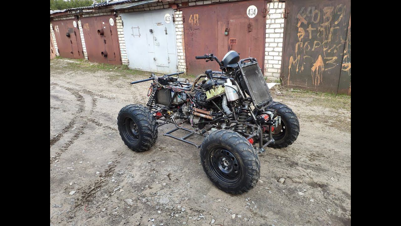 Квадроцикл с АКПП. Первый выезд!!! смотреть онлайн