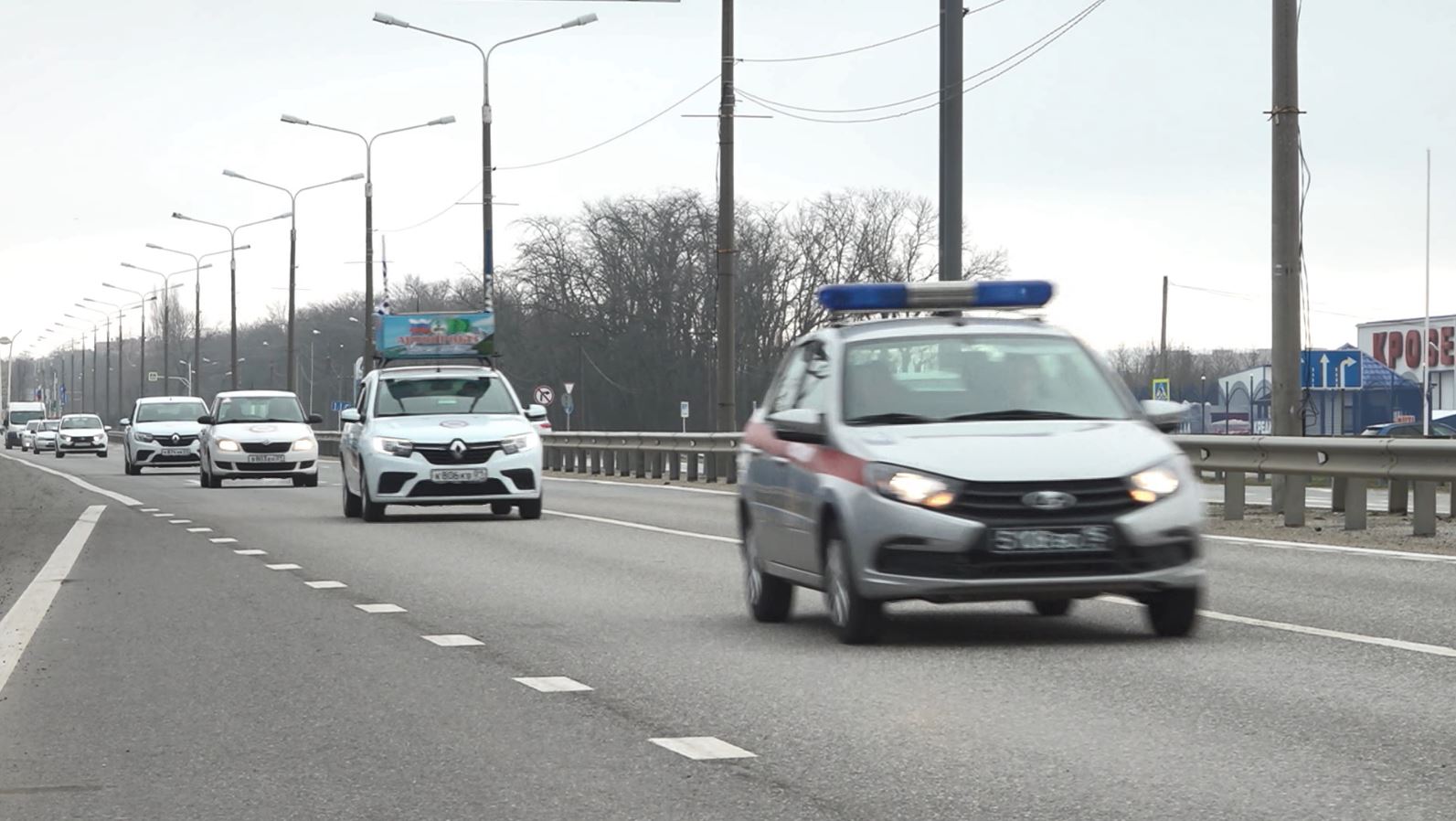 По дорогам региона состоялся традиционный автопробег, посвященный  81 годовщине освобождения Адыгеи