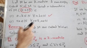 module and submodule and direct sum.د.كريم صبر