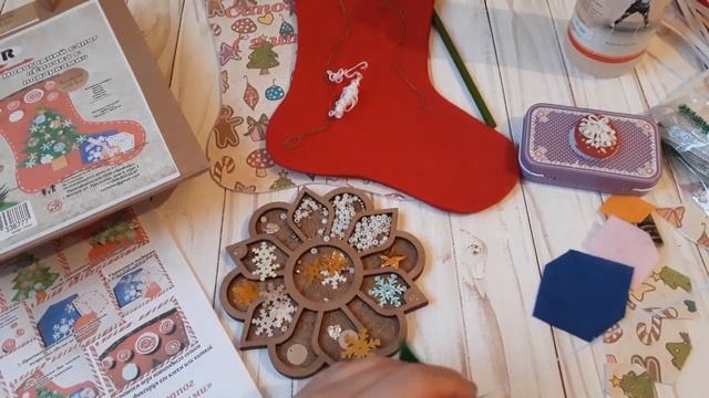 118. Сапог Новогодний от OSCAR из фетра. Набор для творчества. #аниныкрестики смотреть онлайн