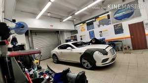 Замена лобового стекла на Bentley Continental GT. Замена автостекол в Москве.