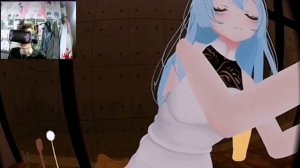 vr аниме тянка. ухаживает