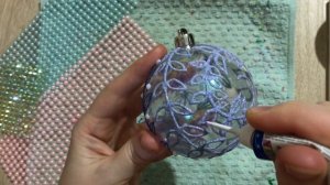 Роспись ёлочного шара. Красивый шар на ёлку своими руками. Украшаем ёлку. Новогодний декор